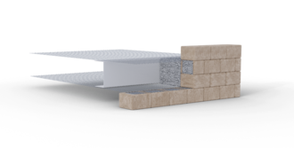 Construcción eficiente de muros con el sistema de bloques Fortrac