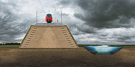 Construcción de presas para líneas ferroviarias a partir de cuerpos de tierra reforzados con geomallas como alternativa constructiva eficaz y segura