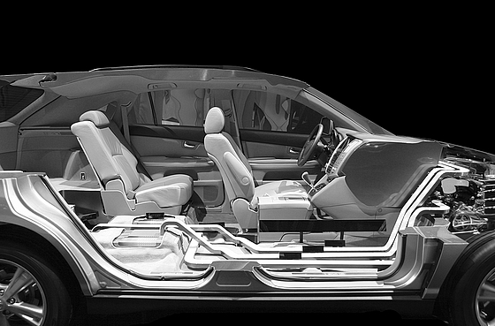 Tejido de refuerzo TechnoTex: material de alta resistencia, ligero e ignífugo para una construcción ligera segura y rentable en la industria del automóvil.