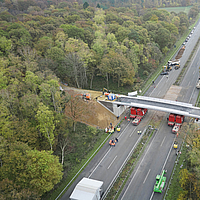 Construcción rápida de puentes de autopista mediante el método de construcción pasiva